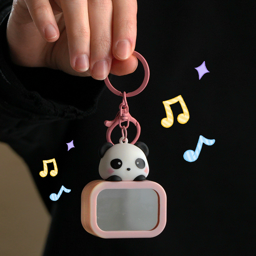 Custom Music Player Keychain with Personalized Photo Portable Makeup Mirror The Perfect Personalized Anniversary Gift for Couples