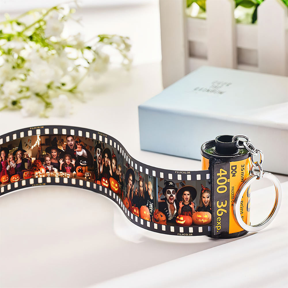 Custom Camera Film Roll Keychain Design Your Own Now for Him/Her - MyFaceTshirt