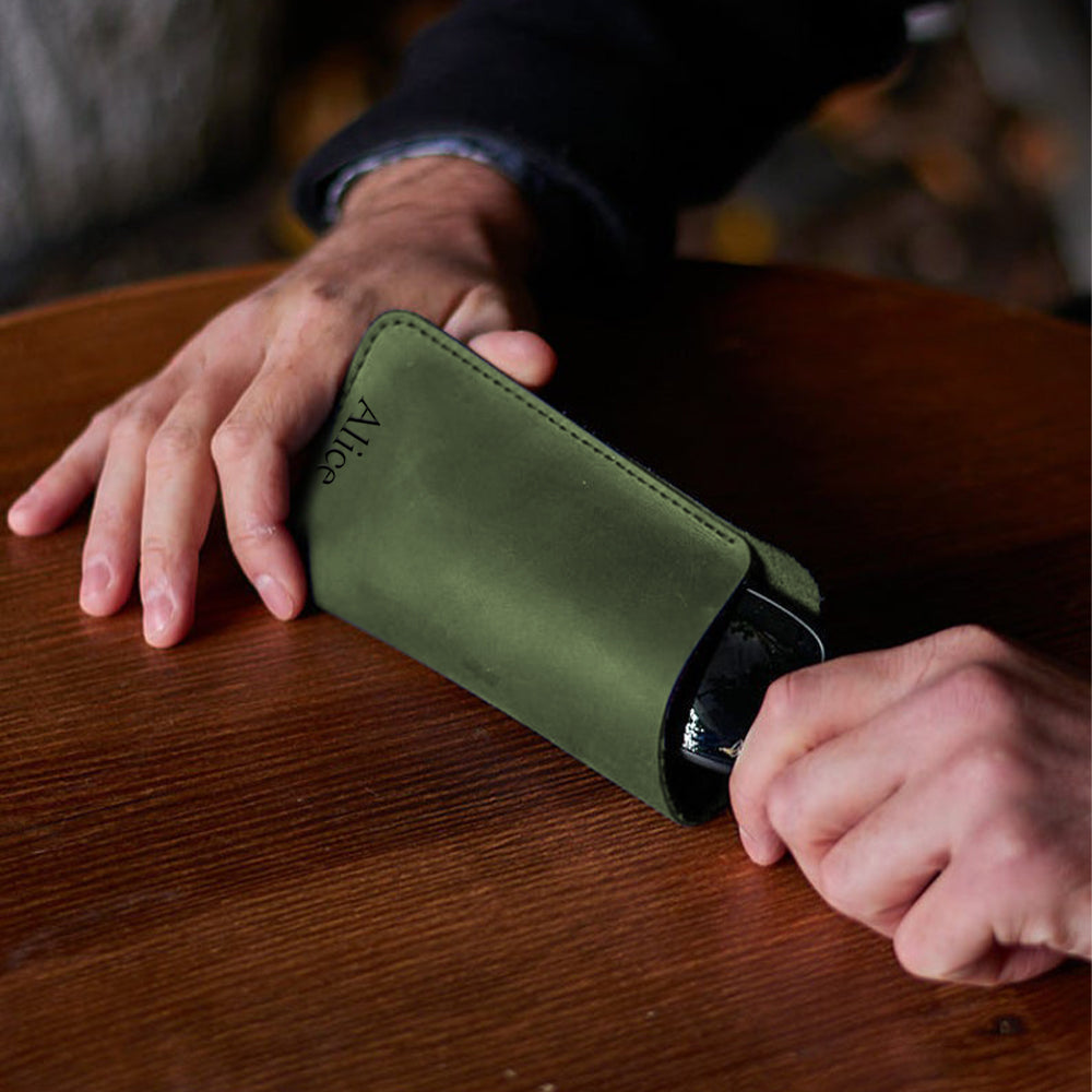 Personalized Glasses Case Engraved Name Custom Gift - MyFaceTshirt