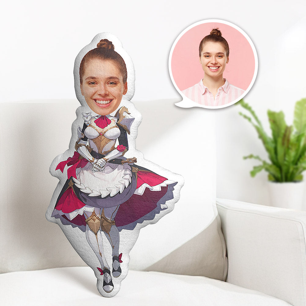 Custom Body Pillow Noelle Personalized Face Throw Pillow Best Gift for Her - MyFaceTshirt