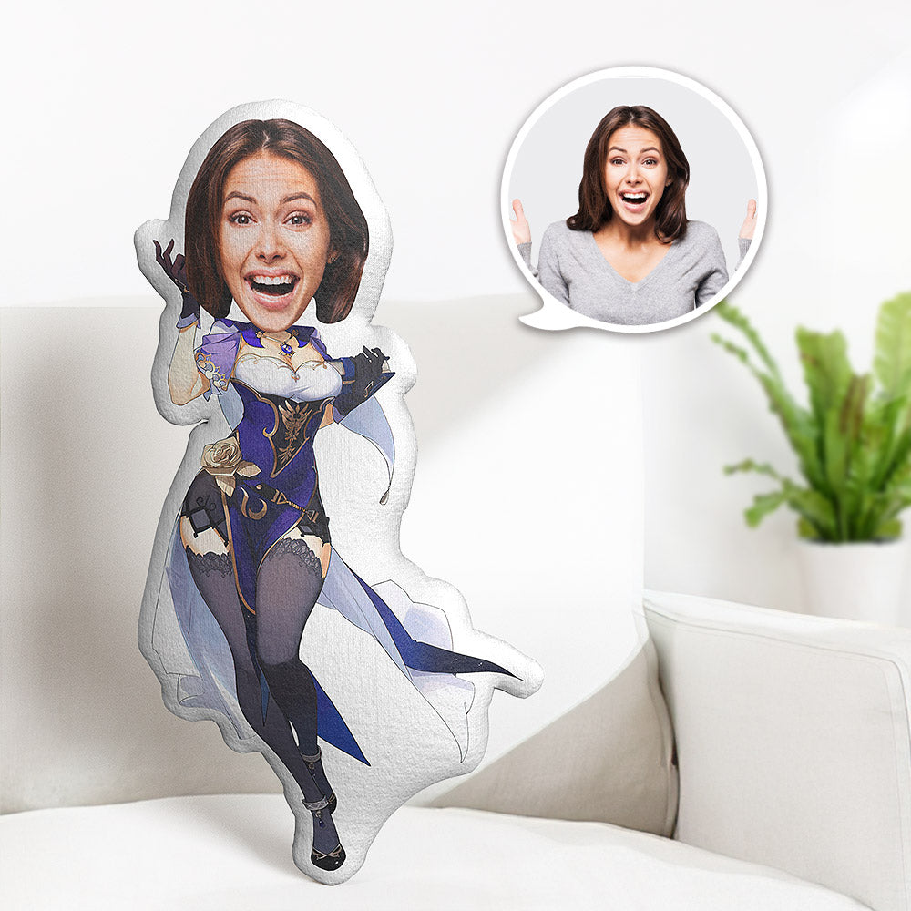 Custom Body Pillow Lisa Personalized Face Throw Pillow Best Gift for Her - MyFaceTshirt