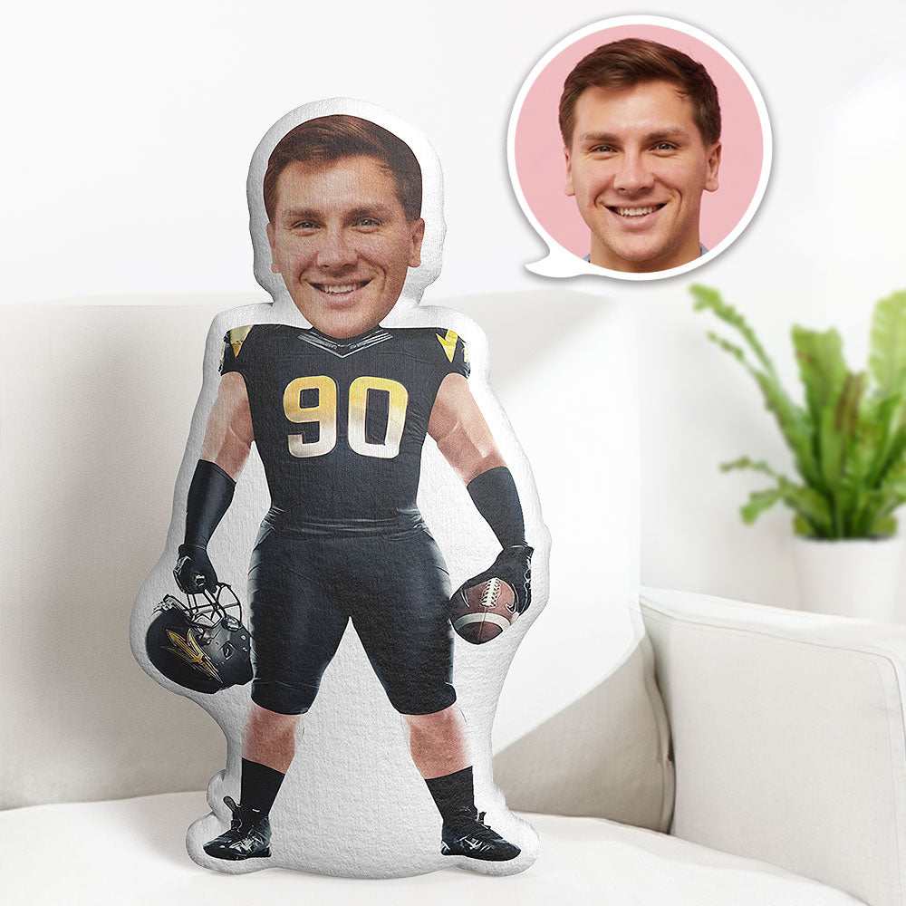 Custom Body Pillow Super Bowl Arizona State Sun Devils Football Personalized Face Throw Pillow Best Gift for Him - MyFaceTshirt
