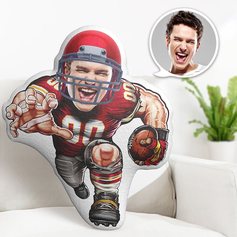 Custom Body Pillow Super Bowl Kansas City Chiefs Personalized Face Throw Pillow Best Gift for Him - MyFaceTshirt