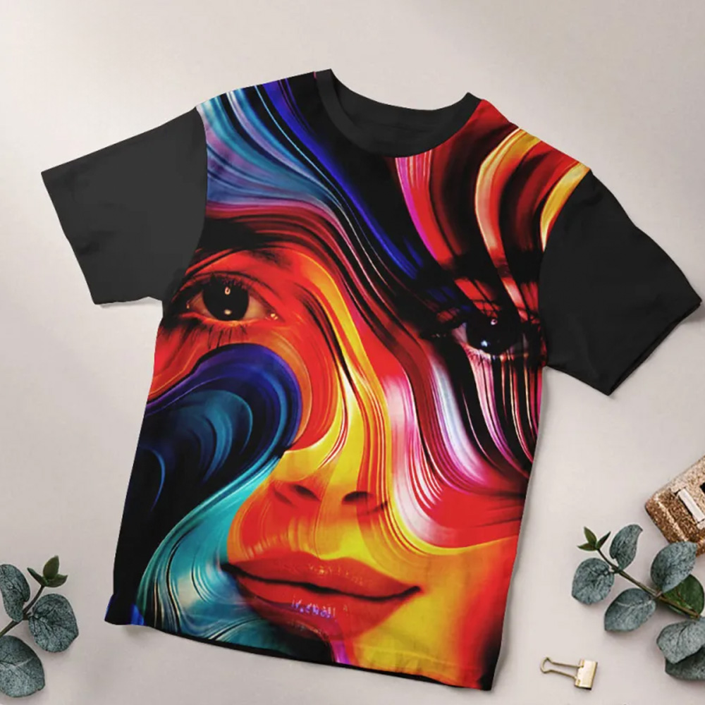 Custom Face T-shirt Personalized Photo T-shirt Gift For Women And Men Gifts for Couple