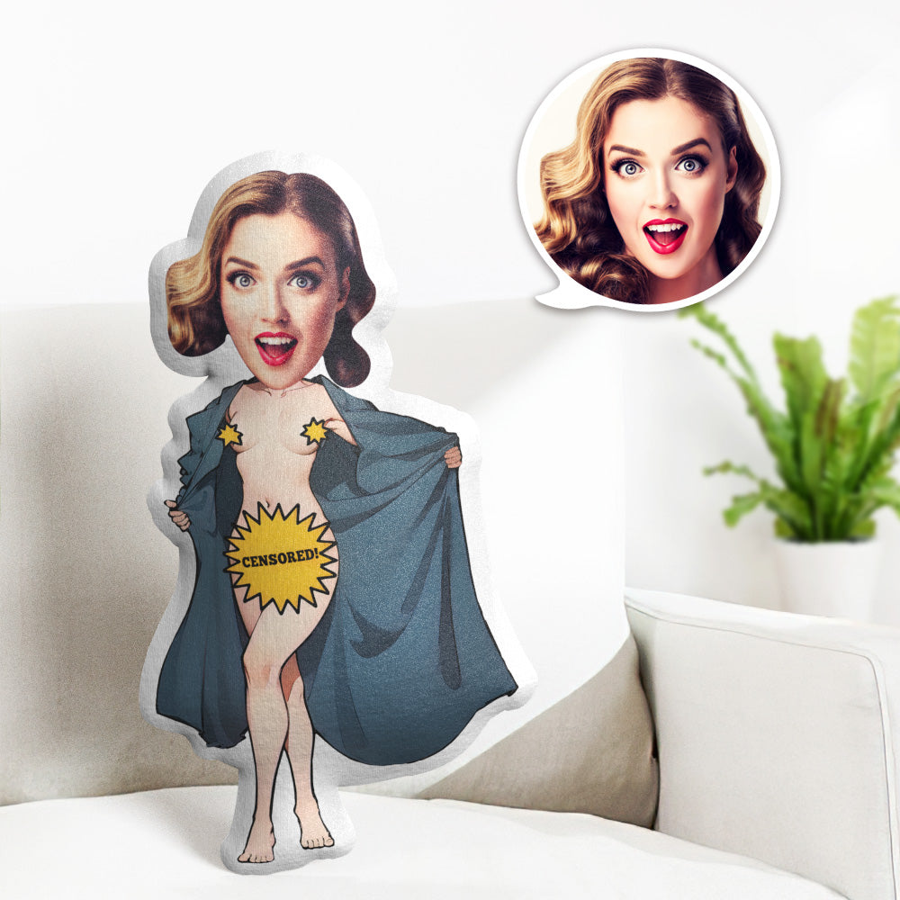 Custom Take It Off Female MiniMe Pillow Face Pillow Personalized Censored  Pillow Custom Pillow Picture Pillow Costume Pillow Doll - MyFaceTshirt