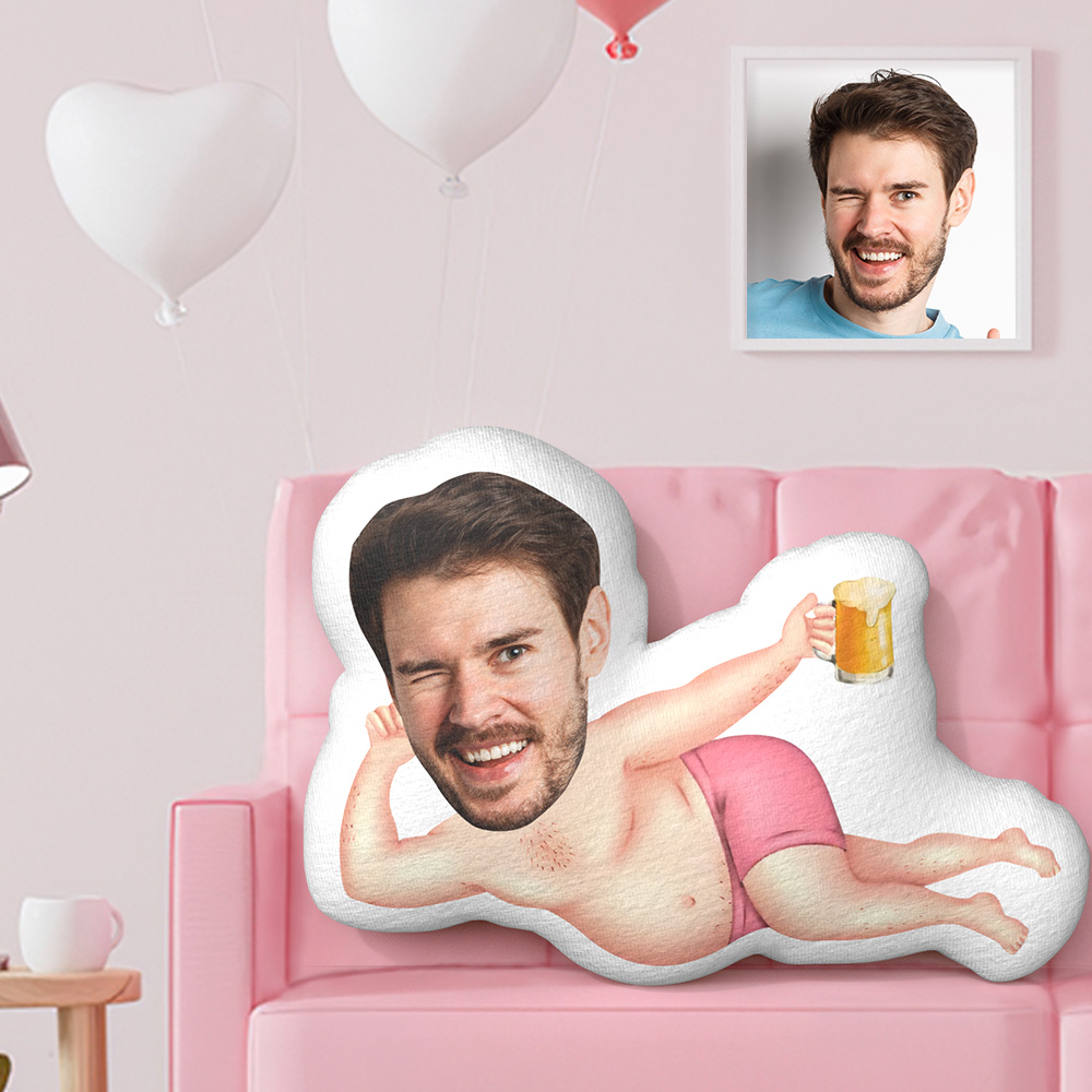 My Face Doll Custom Dolls Personalized Photo Pillow MiniMe Doll Valentine's Day Gift - MyFaceTshirt