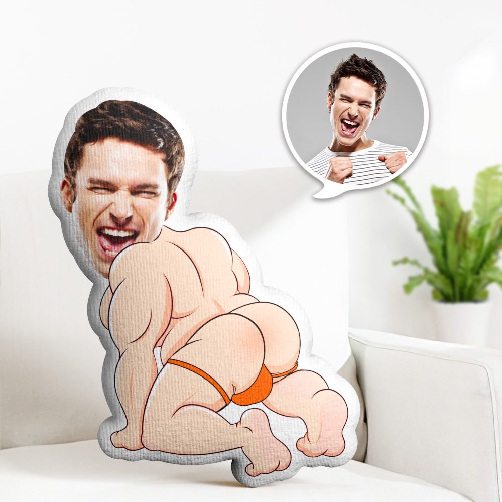 Custom Photo Face Pillow Sexy Man On Couch Face Pillow Face Picture Pillow Doll Face Body Pillow Personalized Doll