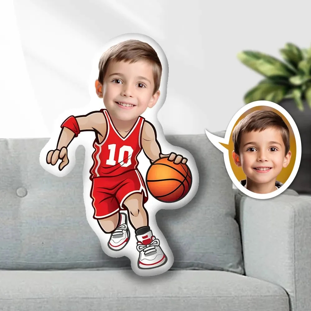 Custom Photo Face Pillow ,Basketball Number 10 Face Pillow, Face Picture Pillow Doll Face Body Pillow Personalized Doll