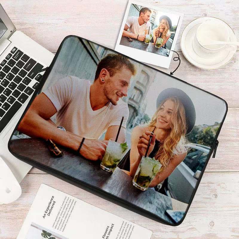 Custom Photo Bag Laptop Case Durable Shockproof Protective Laptop Sleeve Carrying Case - MyFaceTshirt