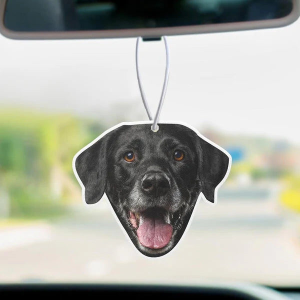 Custom Face Car Air Freshener Rearview Mirror Ornament 3PCS Funny Air Freshener Gifts - MyFaceTshirt