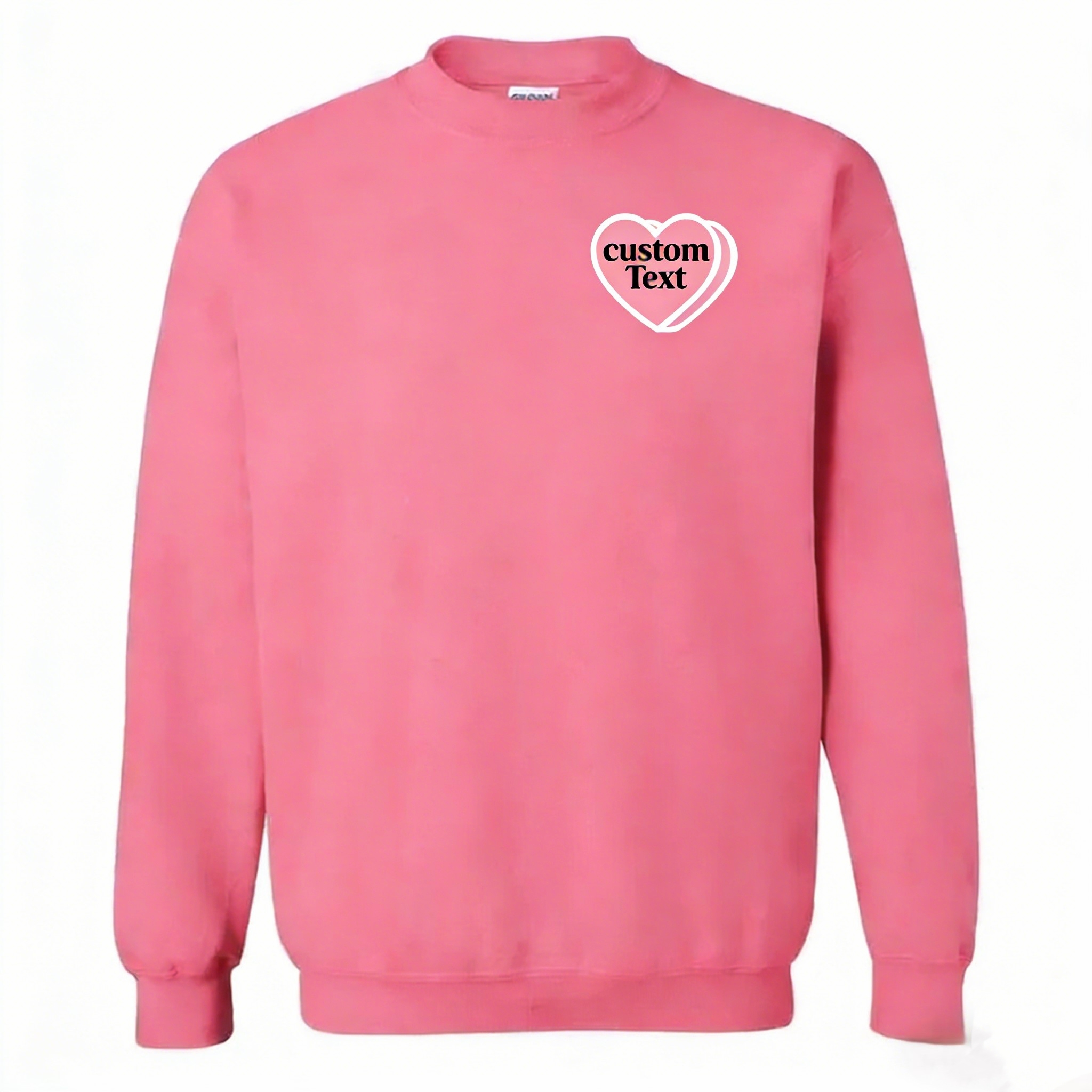 Custom Name 'Diet Coke Candy Heart' Crewneck Sweatshirt