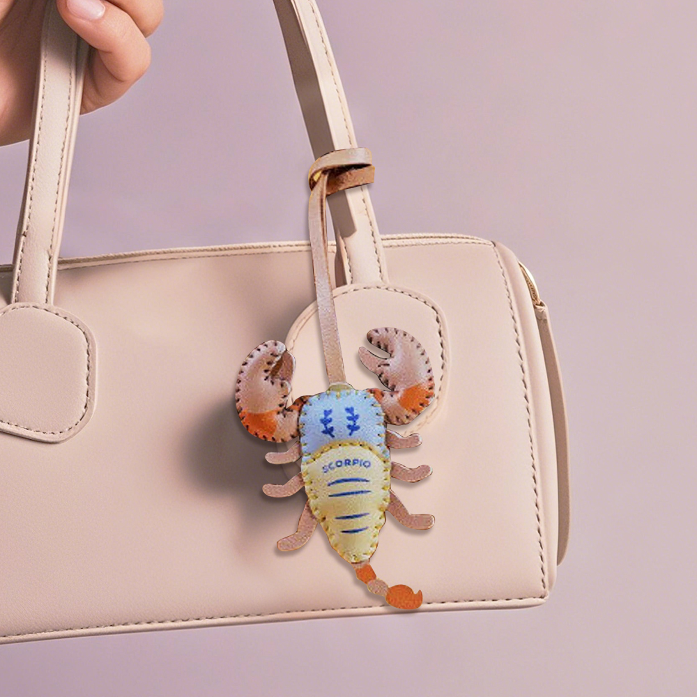 Zodiac Signs Bag Charm Unique Bag Charm Handmade Bag Charm Handbag Charm - MyFaceTshirt