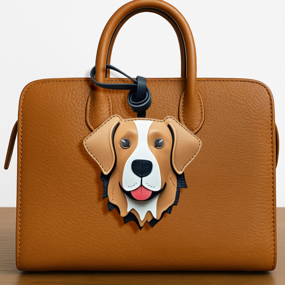 Luxury Handcrafted Bag Charms & Keychains -Plated Leather Charms for Designer Bags | Birthday & Mother's Day Gift