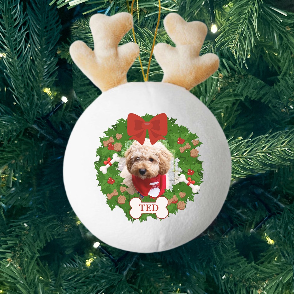 Your Dog- Personalised Fabric Christmas Ornament