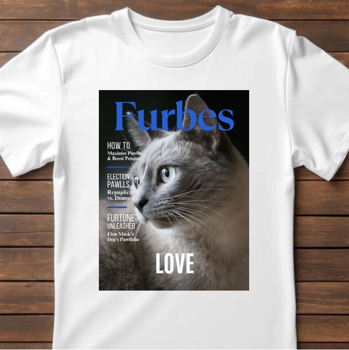 Personalized Pet Magazine T-Shirt