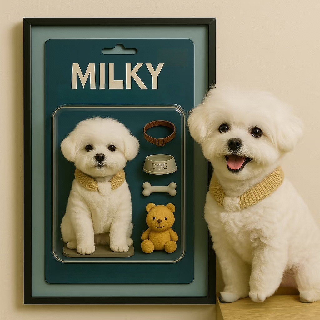 Fully Body Custom Action Figure Portraits Personalized Toy Box Art Custom Photo Frame Decorations Custom Toy Figure Gift for Pet Lovers