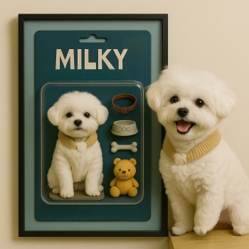 Fully Body Custom Action Figure Portraits Personalized Toy Box Art Custom Photo Frame Decorations Custom Toy Figure Gift for Pet Lovers