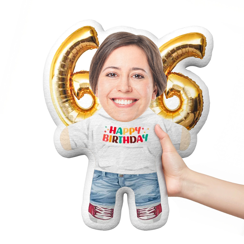 Custom Birthday Mini Me Pillow Personalized Gift with Age Number Countless Combination Options for Mom