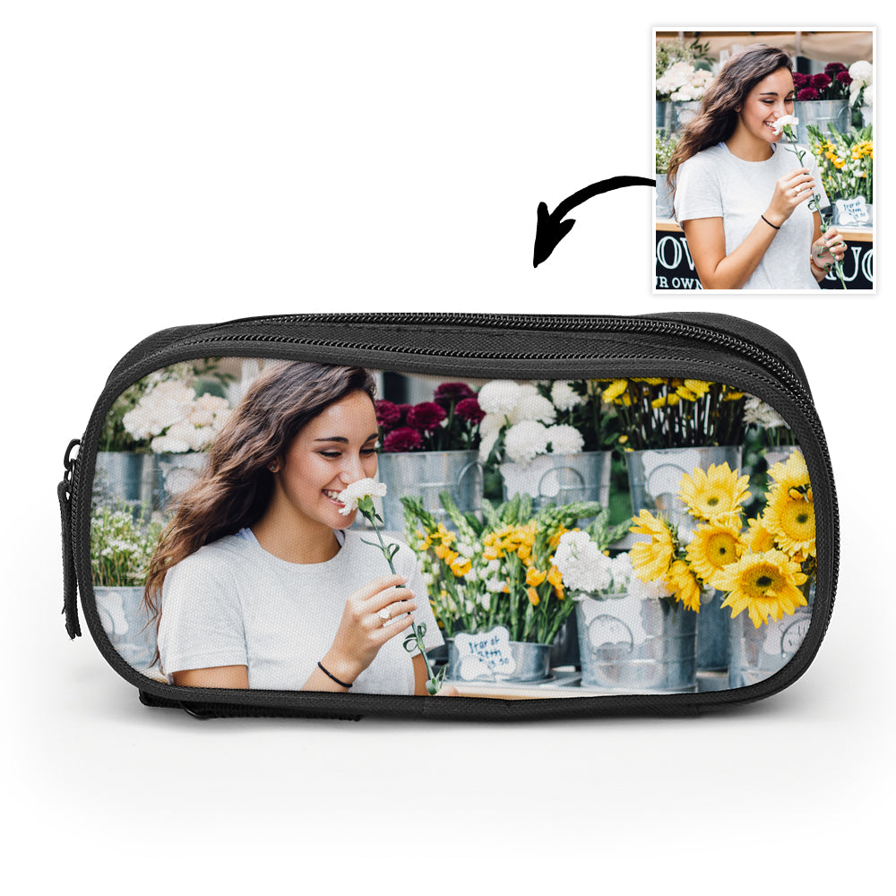Back To School Custom Photo Pencil Case - MyFaceTshirt