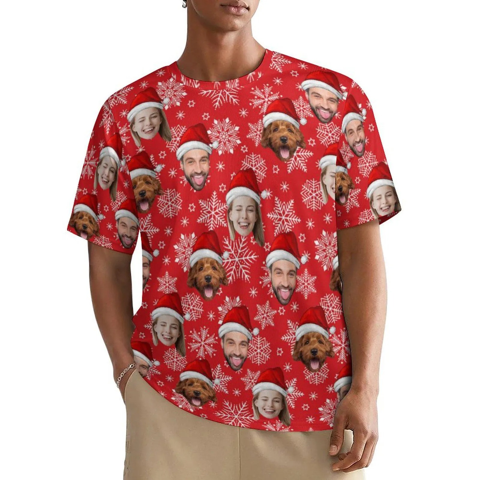 Custom Dog Shirts for Christmas Gift, Matching Christmas Shirts, Custom Ugly ChristmasT-shirt, Personalized Unisex TShirt, Picture Shirts