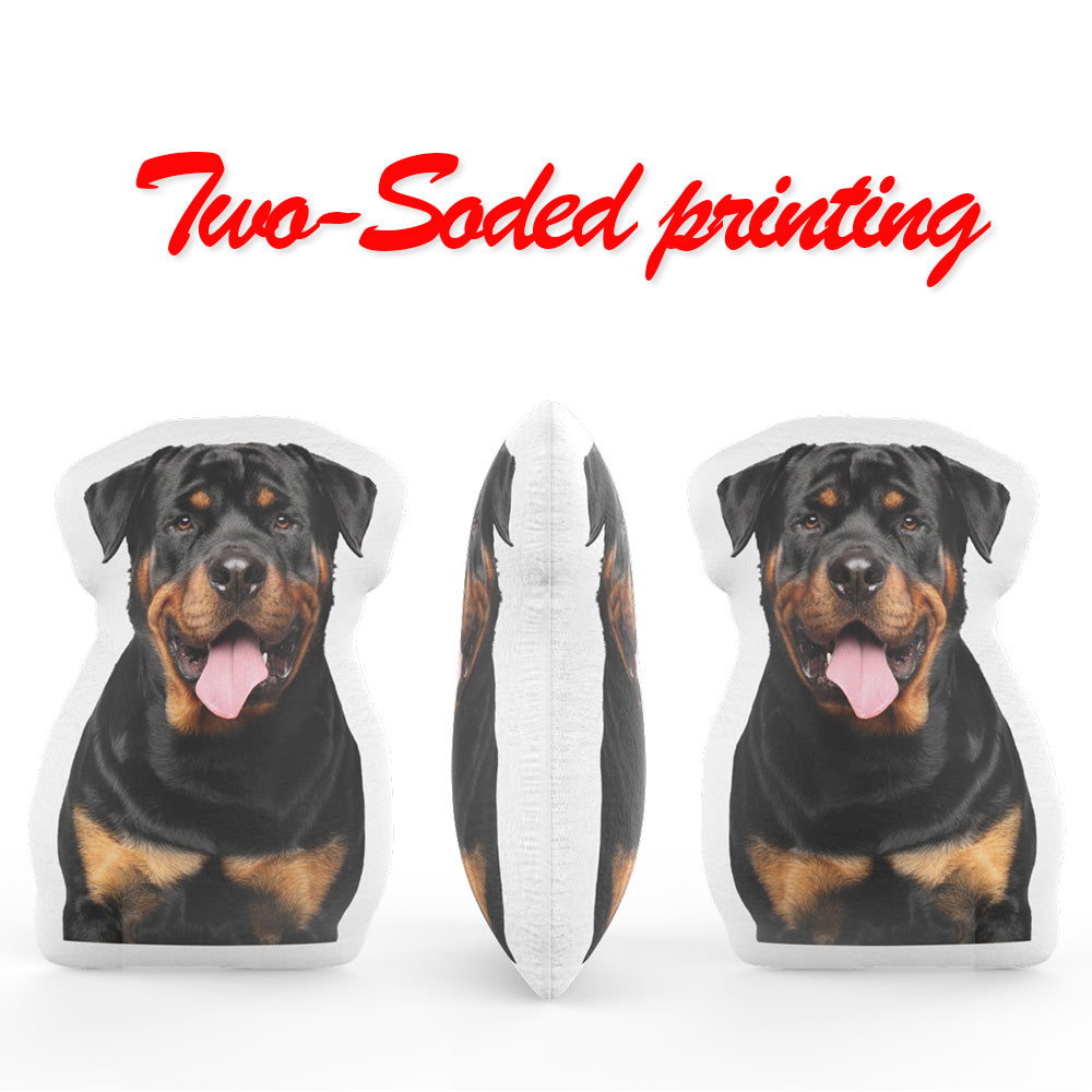 Pet Face Pillow Custom Dog Doll Pet Portrait Pillow Tow Side Printing Pillow - MyFaceTshirt