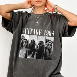 Custom Bootleg Photo Year Vintage Comfort Color Shirt Custom Year Birthday Shirt