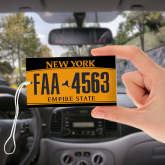 personalized American License Plate Car Air Freshener Rearview Mirror Ornament Car Air Freshener Gifts