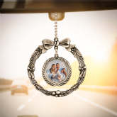 Custom Photo Garland Car Rearview Mirror Charm Decoration Gifts for Christmas