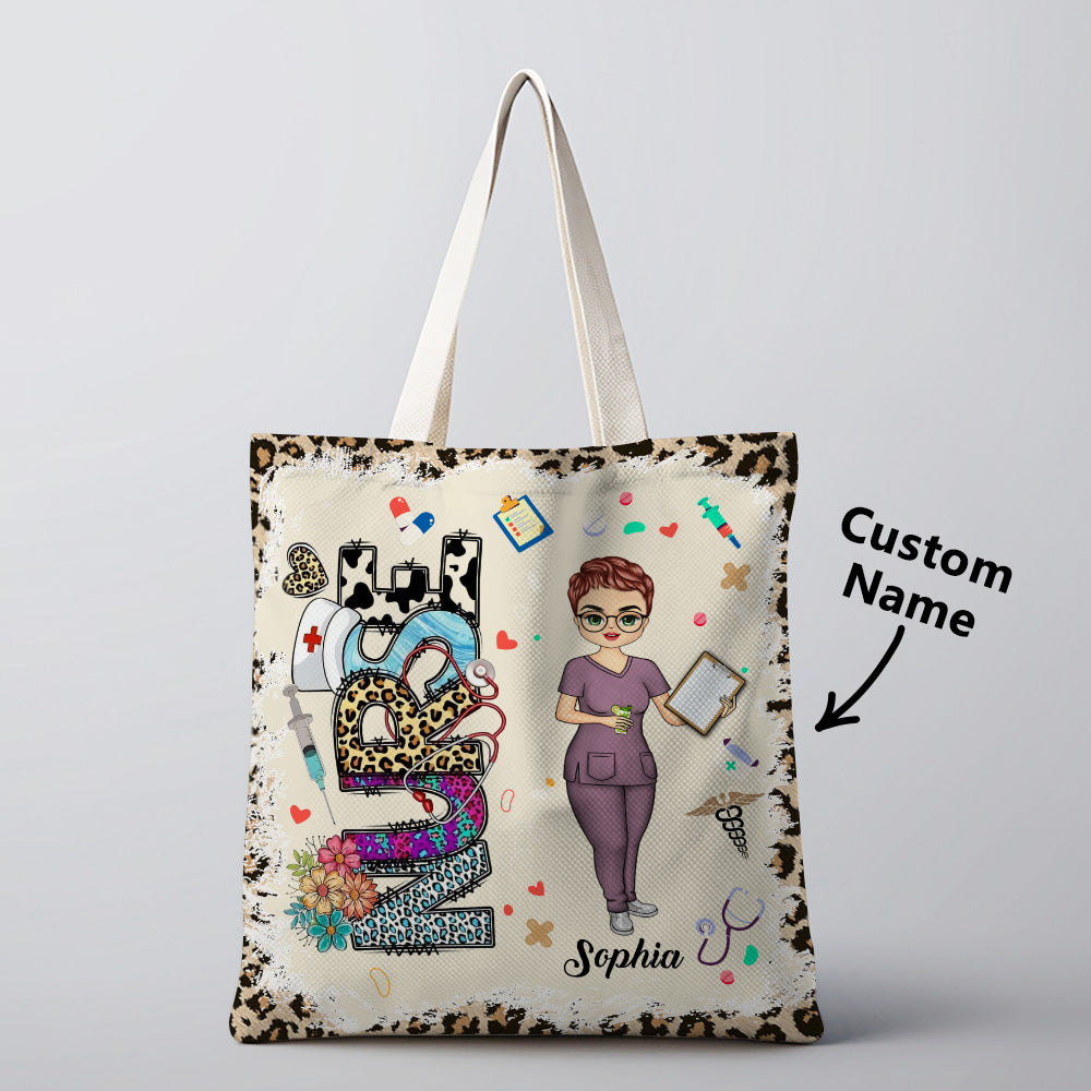 Personalized Tote Bag Nurse Life - Gift For Nurse - MyFaceTshirt