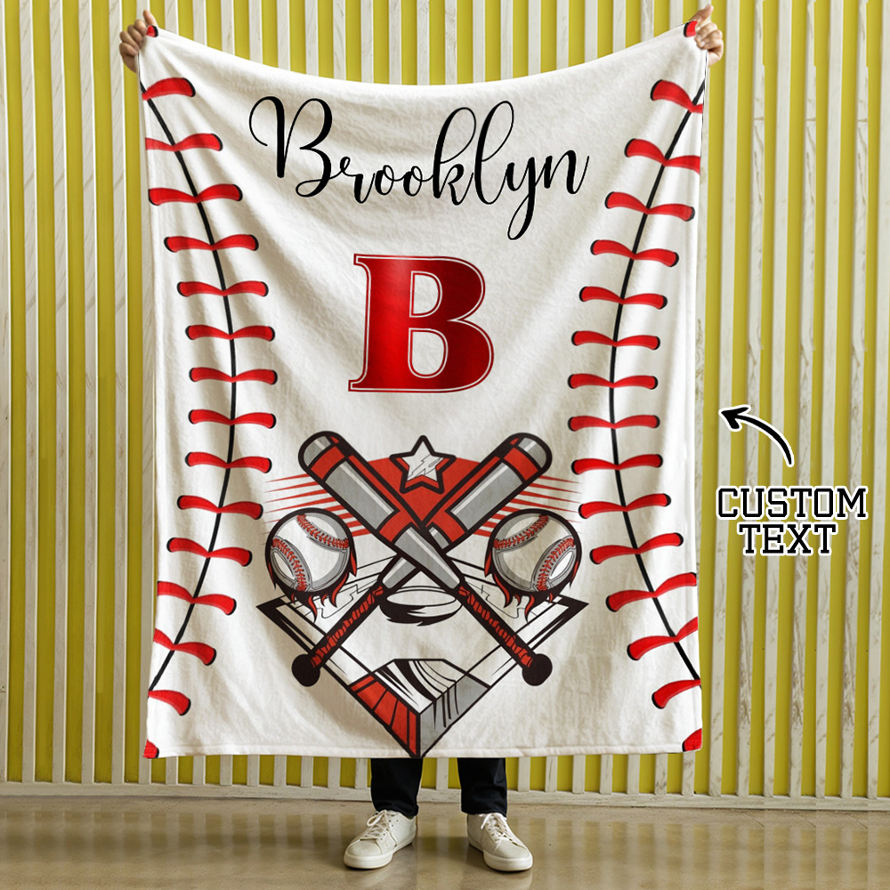 Personalized Basketball Team Blanket: Custom Name & Number Soft Throw - Ideal Gift for Basketball Players or Teams - MyFaceTshirt