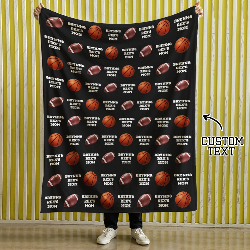 Personalized Custom Print Blanket For Every Sport Every Fan - MyFaceTshirt