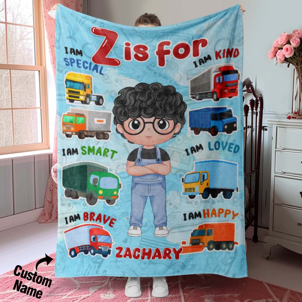 Personalized Blanket - My Dream Job Blanket Birthday Gift For Kids