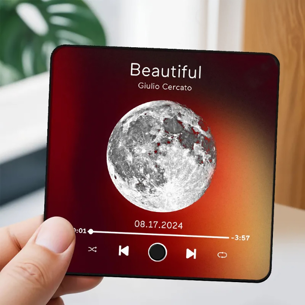 Personalized Photo Music Fridge Magnet Custom Multicolor Wall Photo Sticker Music Fridge Magnet Can Play Songs