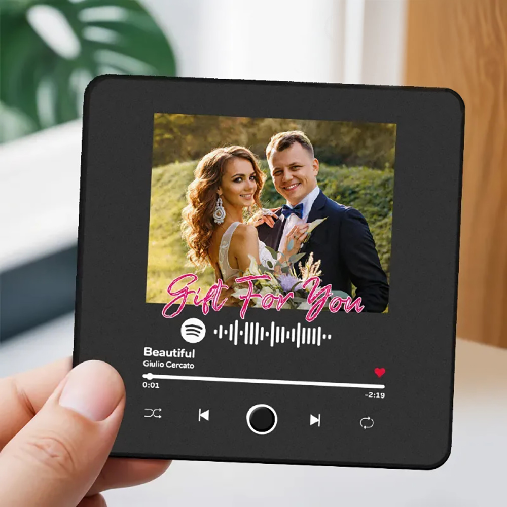 Personalized Photo Album Fridge Magnet Music Wall Photo Sticker Music Movement That Can Be Played Without Cell Phone Music Fridge Magnet Pro Can Play Songs