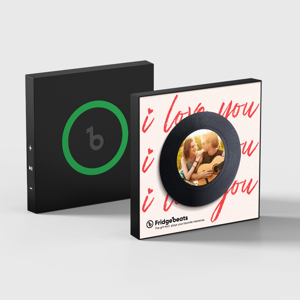 Custom Song Fridge Magnet With Photo New 5.0 Upgrade Can Play Songs and Adjust Volume Supports 1-6 Songs Gifts for Men for Girlfriend Valentine's Gift - MyFaceTshirt