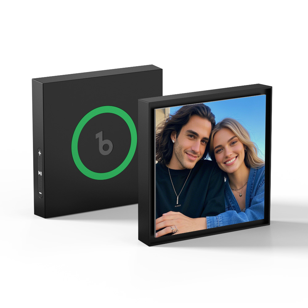 Custom Music & Photo Fridge Magnet Supports NFC Functionality Photo
