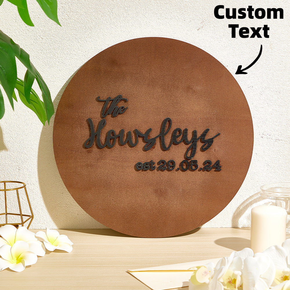 Personalized Wedding Guestbook Sign Custom Wooden Guestbook