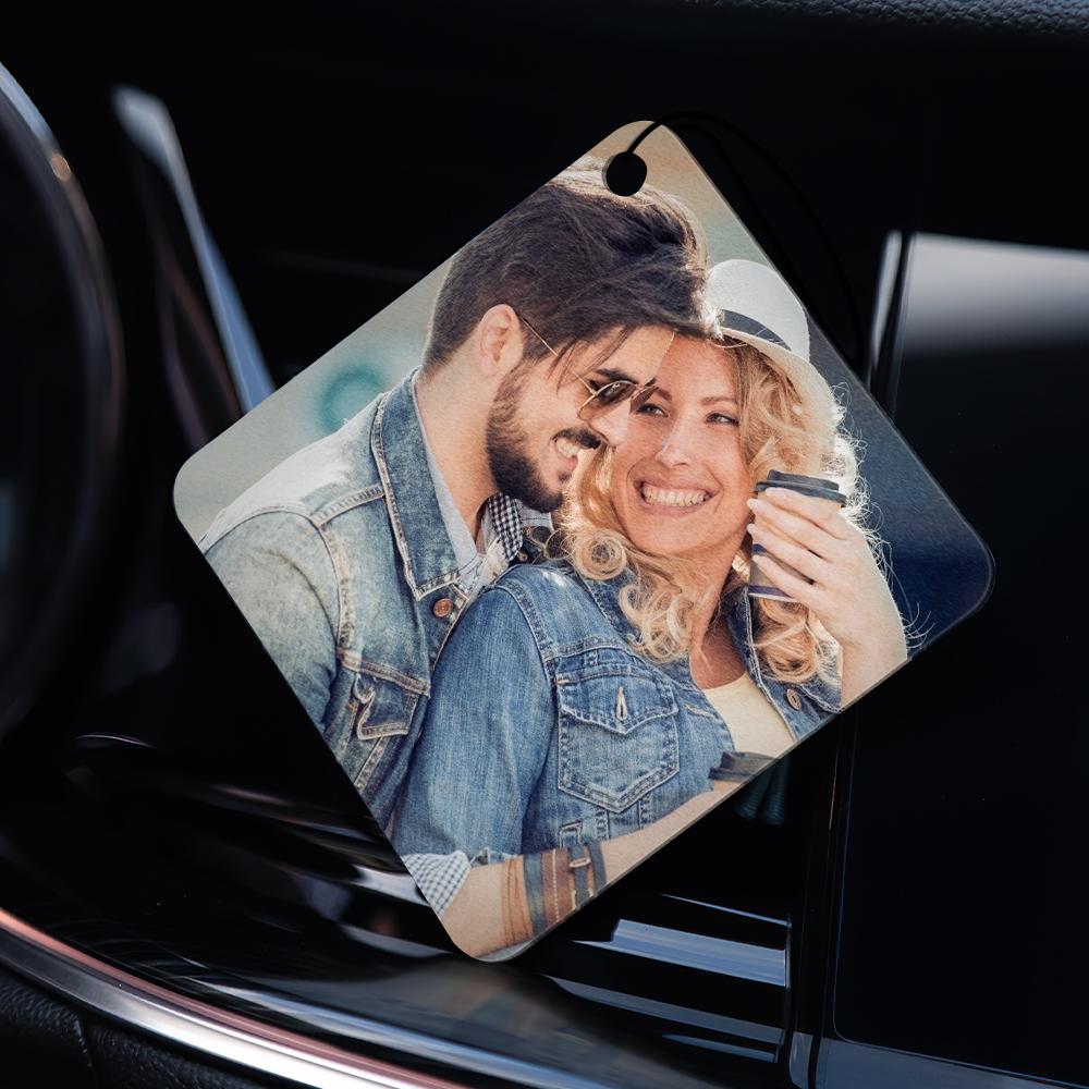 Custom Air Fresheners Photo Car Freshies Double Sided Print Presonalized Gifts - MyFaceTshirt