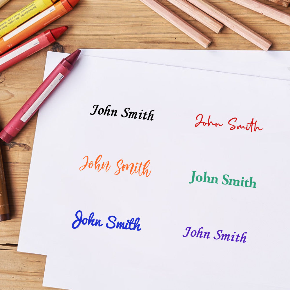 Personalized Name Stamp Custom Signature Stamp Gifts for Teacher - mysiliconefoodbag