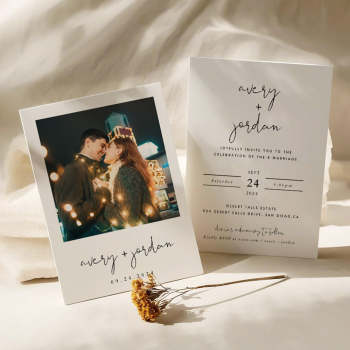 Personalized  Wedding Invitation Card Photo Wedding Invitation - MyFaceTshirt