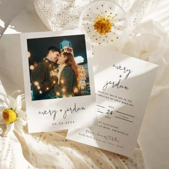Personalized  Wedding Invitation Card Photo Wedding Invitation - MyFaceTshirt