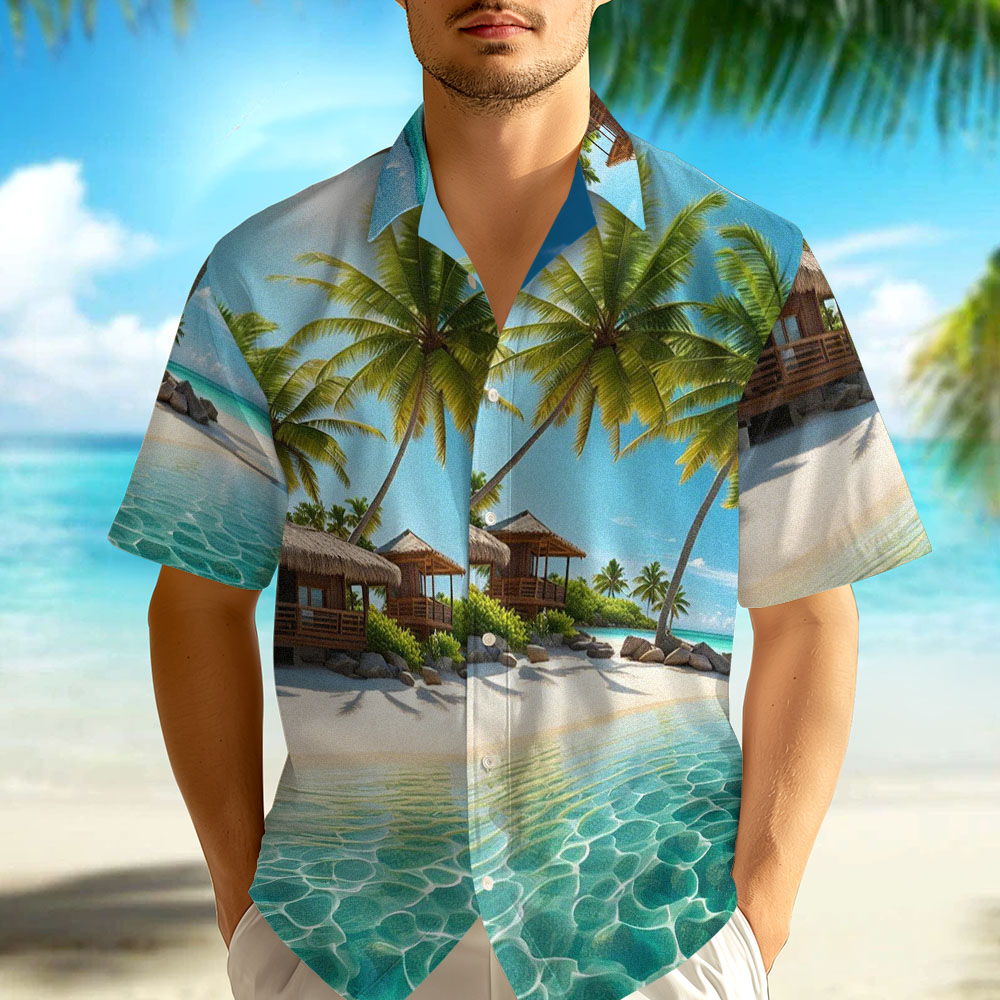 Custom Face Hawaiian Shirt Personalized Gift Fun Cartoon Hwaiian Shirt Gifts for Mom Dad