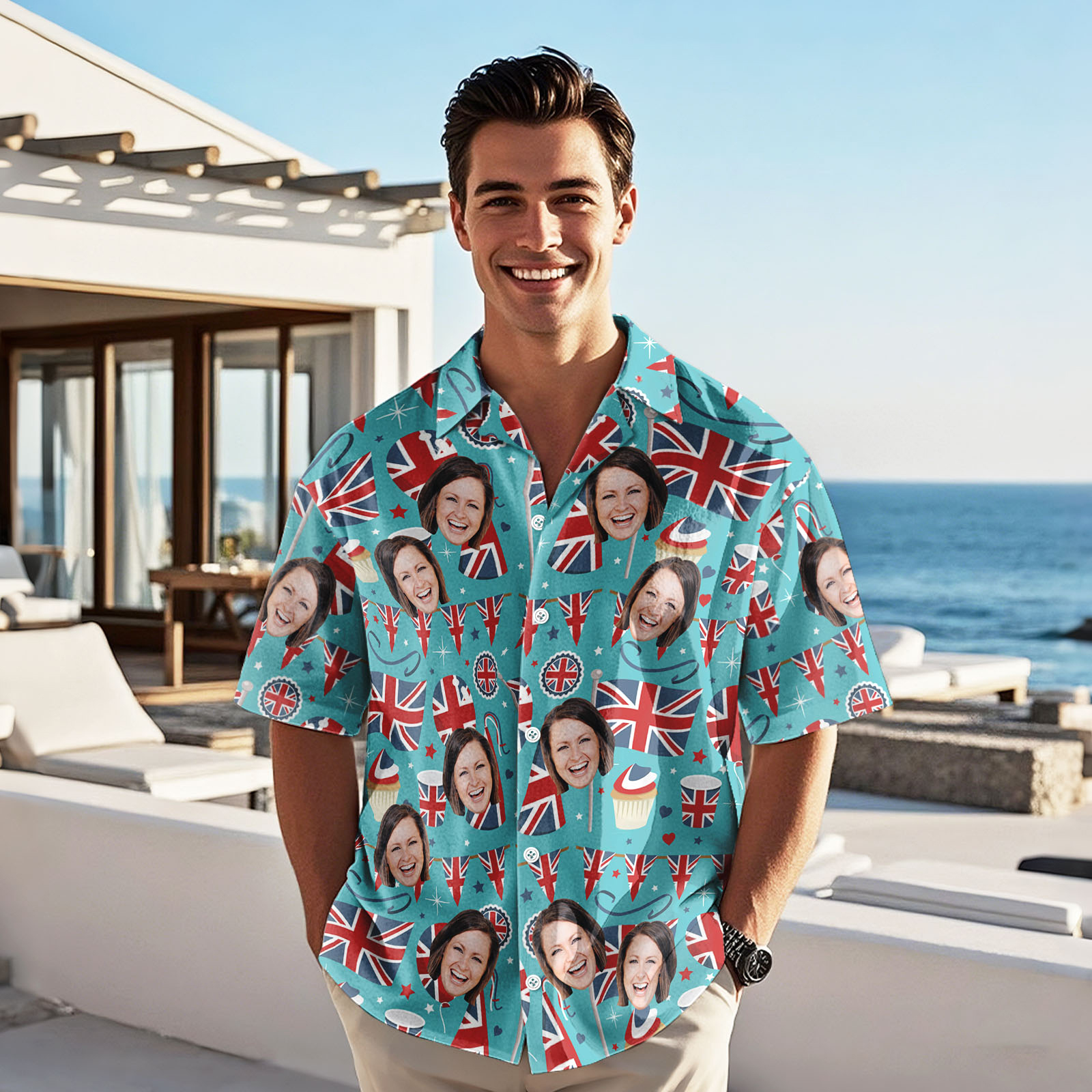 Custom 4th of July Hawaiian Shirt Personalized Fun & Patriotic America Flag shirt