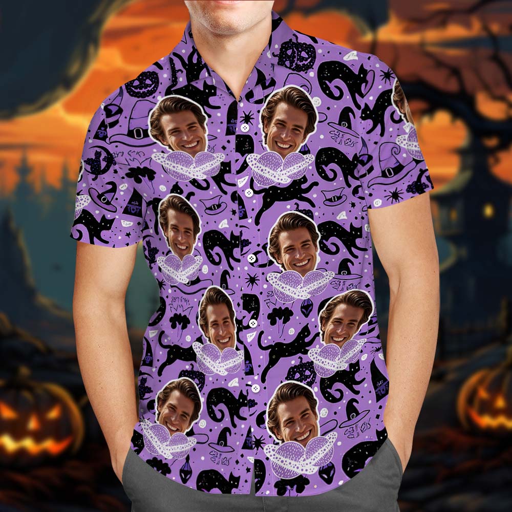 Pink Hawaiian Shirt Womens �C Fun Halloween Hawaiian Shirt for Women