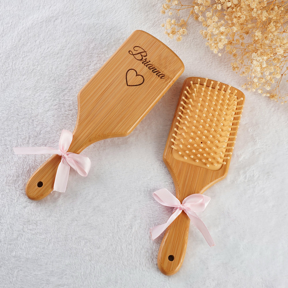 Personalized Hairbrush Custom Comb Wedding Bridesmaid Gift - MyFaceTshirt