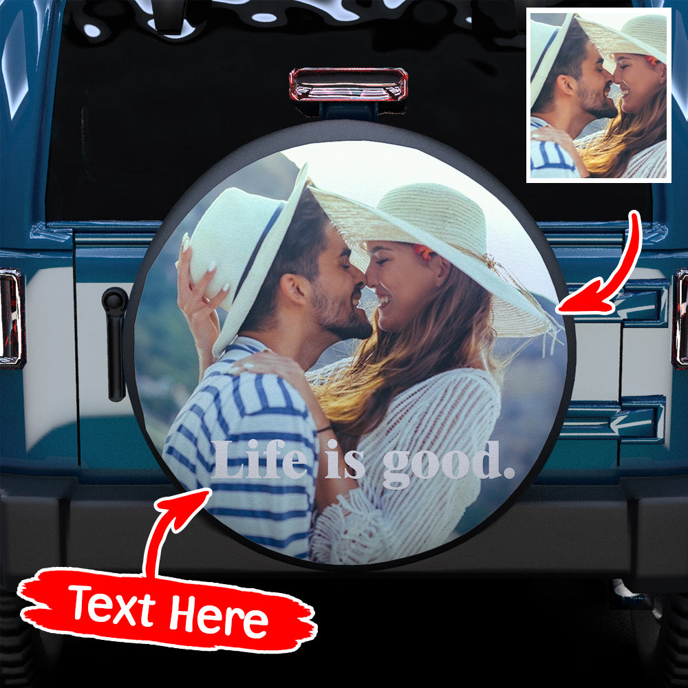 Custom Design Spare Tire Cover Car Accessories Gifts for him Gift for her - MyFaceTshirt