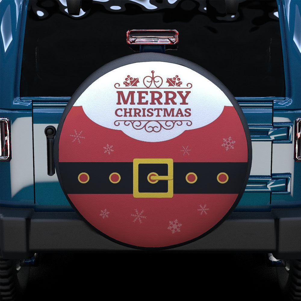 SANTA CLAUS Cloth SPARE TIRE COVER FOR SUV Christmas Gift For Family - MyFaceTshirt