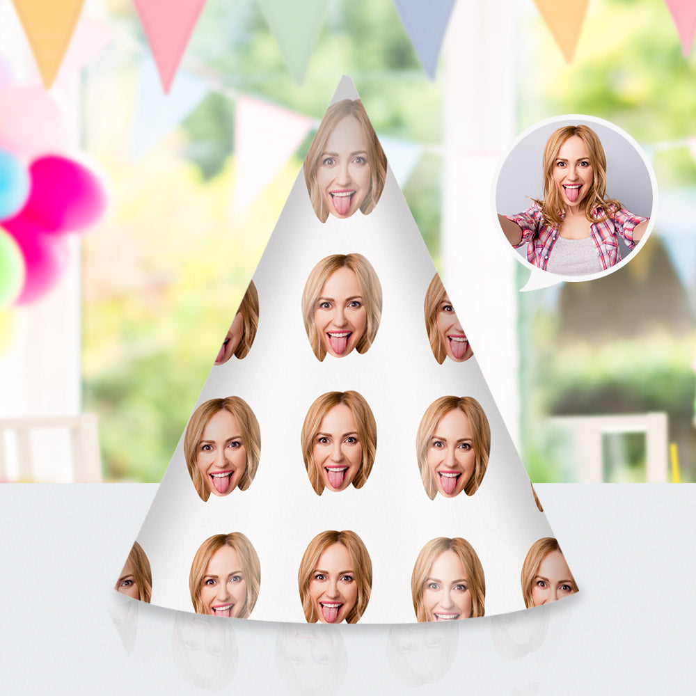 Personalised Birthday Party Hats Funny Birthday Hats Party Decorations Supplies - MyFaceTshirt