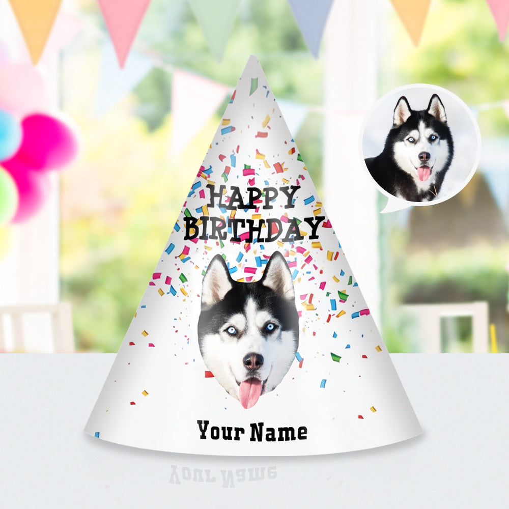 Personalised Pet Birthday Party Hat for Pet Party Decoration Supplies - MyFaceTshirt