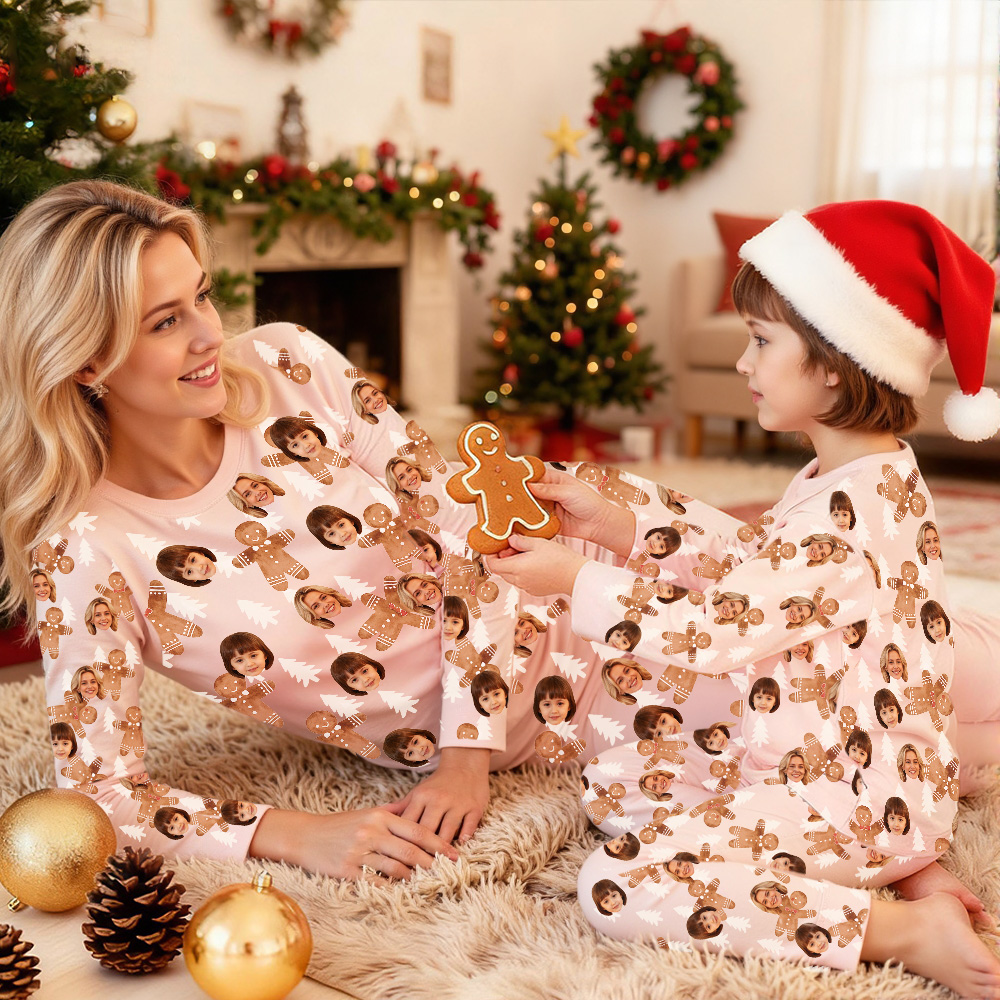 gingerbread pajamas, christma pajamas, christmas famili, family christmas, matching pajamas, pajamas partie, pajama party, family matching